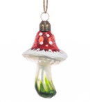 10cm Glass Toadstool Hanging Decoration