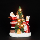 Mr. & Mrs. Claus Decorating