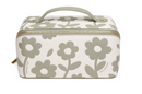 Floral Train Case - Pistachio