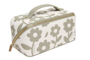 Floral Train Case - Pistachio