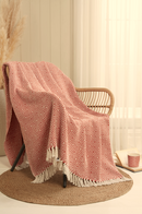 Ascot 130X170cm Throw - Terracotta