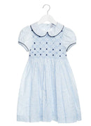 Rachel Dress - Blue/white