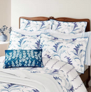 Baroque Duvet Cover Set - Indigo Blue