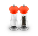 2 Piece Salt and Pepper Mill Set - Orange