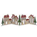 53cm Wooden House Scene