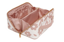Pink Floral Train Case