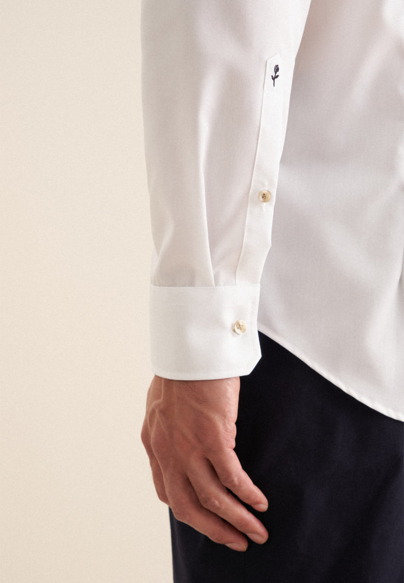 Slim Fit Shirt - White