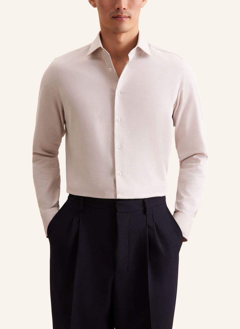 Slim Fit Shirt - Sand