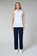 Sienna Sleeveless Top - White