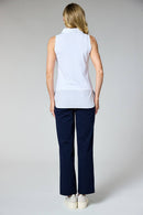Sienna Sleeveless Top - White