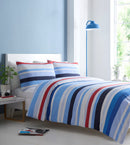 Simply Stripes Duvet Cover Set - Blue