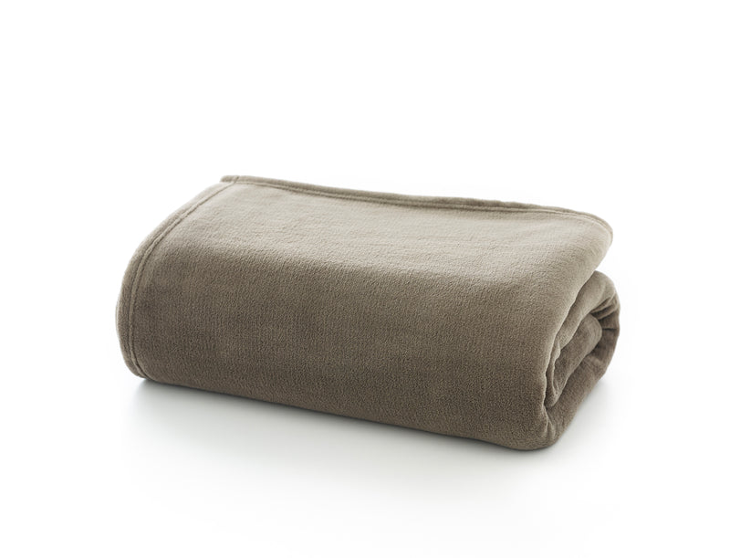 Recycled Snuggle Touch Throw 180x250cm - Pebble
