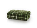 Snuggle Touch Tartan Throw 140x180cm - Olive