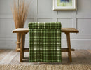 Snuggle Touch Tartan Throw 140x180cm - Olive