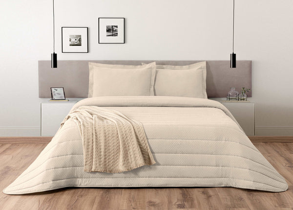 Squares Bedspread - Champagne