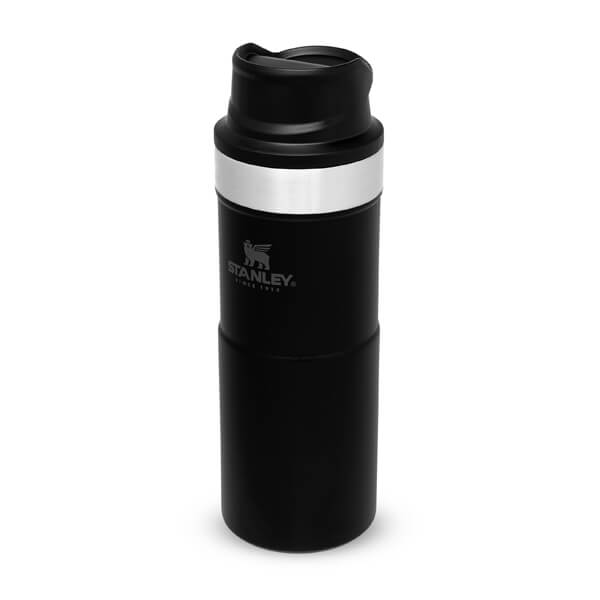Classic Trigger Action Travel Mug .35 Litre - Matte Black Pebble
