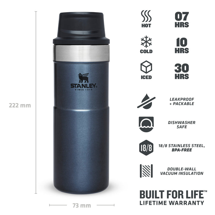 Classic Trigger Action Travel Mug .47 Litre - Lagoon  Nightfall