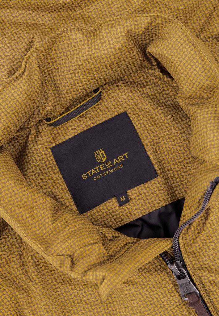 Print Jacket - Yellow