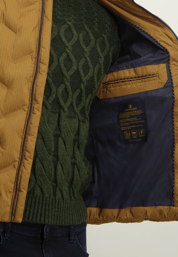 Print Jacket - Yellow