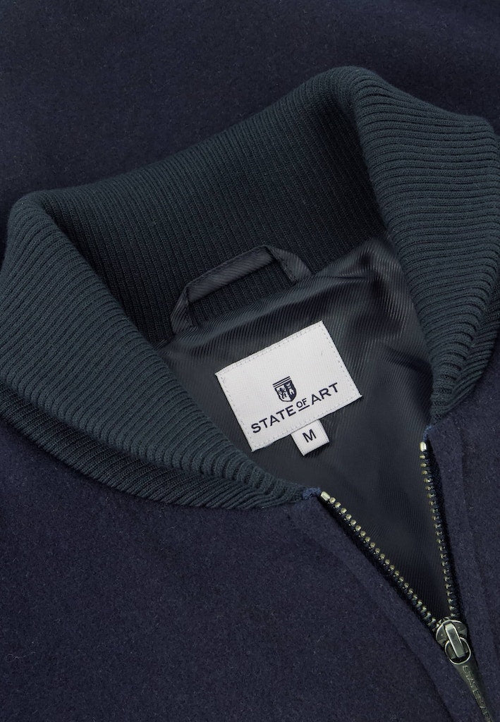 Plain Jacket - Navy