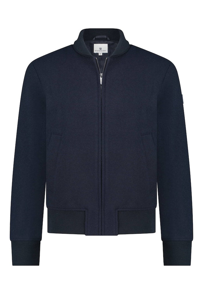 Plain Jacket - Navy