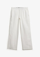 Linen Drawstring Trouser - White