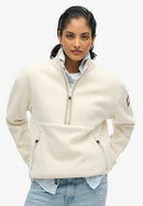 Active 1/2 Zip Fleece - Rice White