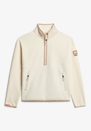 Active 1/2 Zip Fleece - Rice White