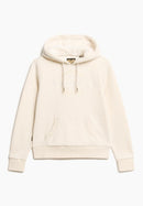 Luxe Metallic Logo Hoodie - Oat Cream