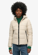 Superdry Hooded Puffer - Pelican
