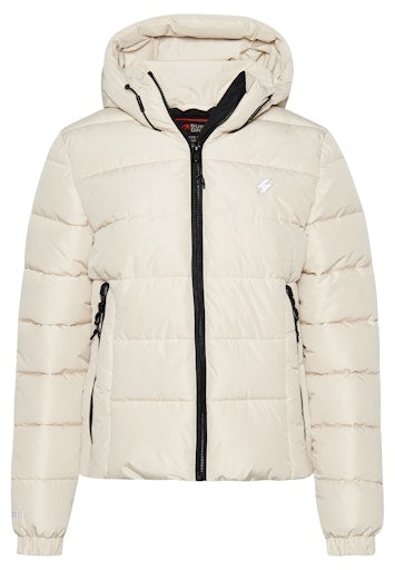 Superdry Hooded Puffer - Pelican