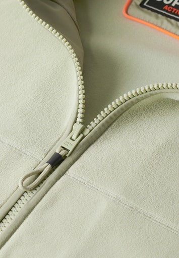 Active Full Zip Fleece - Dusty Sage