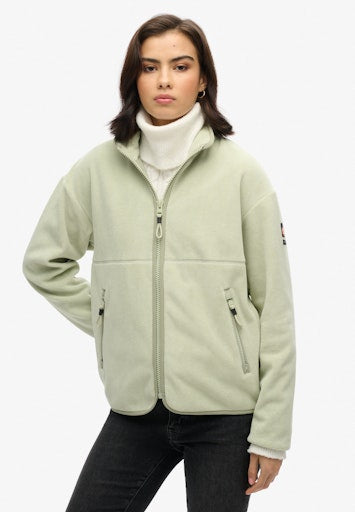 Active Full Zip Fleece - Dusty Sage