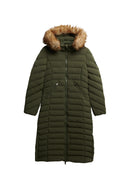 Fuji Faux Fur Hood Jacket - Beetle Green