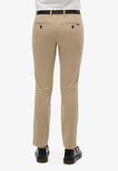 Mid Rise Chino - Stonewash Taupe Brown
