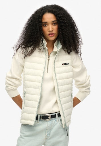 Fuji Lite Padded Gilet - Off Grey