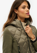 Hooded Heritage Storm Jacket - Dusty Olive Green