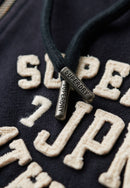 Athletic Essentials Relaxed Cropped Hoodie - Eclipse Navy