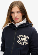 Athletic Essentials Relaxed Cropped Hoodie - Eclipse Navy