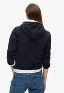 Athletic Essentials Relaxed Cropped Hoodie - Eclipse Navy