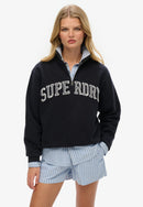 Athletic Essentials Applique Half Zip Sweatshirt - Eclipse Navy