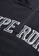 Athletic Essentials Applique Half Zip Sweatshirt - Eclipse Navy