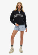 Athletic Essentials Applique Half Zip Sweatshirt - Eclipse Navy