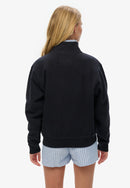 Athletic Essentials Applique Half Zip Sweatshirt - Eclipse Navy