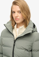 City Mid Padded Jacket - Freestyle Green