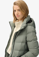 City Mid Padded Jacket - Freestyle Green