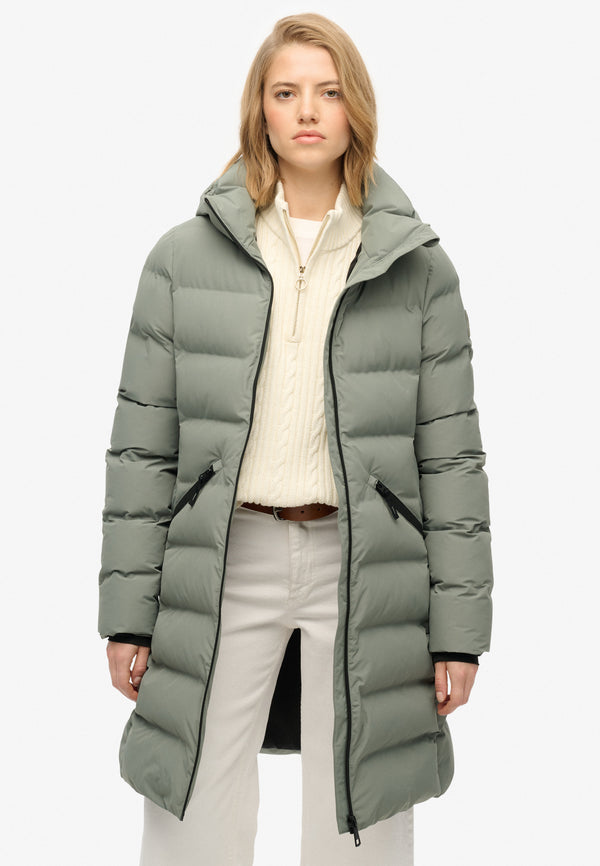 City Mid Padded Jacket - Freestyle Green