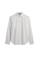 Slim Oxford Buttondown Shirt - Optic White Oxford