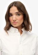 Slim Oxford Buttondown Shirt - Optic White Oxford