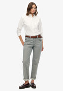 Slim Oxford Buttondown Shirt - Optic White Oxford